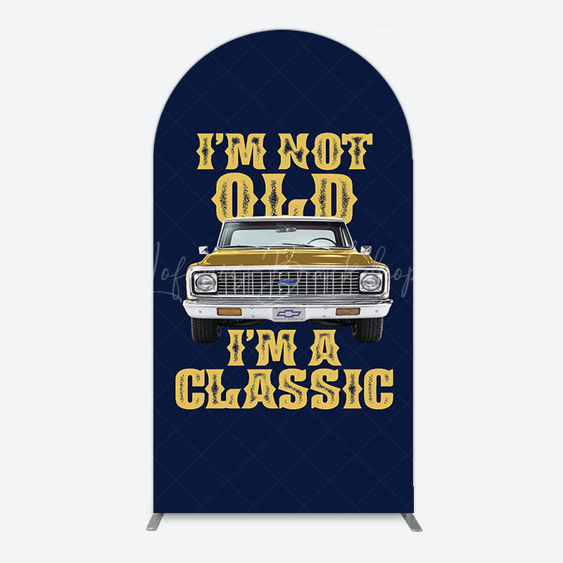 Lofaris Not Old But Classic Vintage Birthday Arch Backdrop