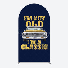 Lofaris Not Old But Classic Vintage Birthday Arch Backdrop