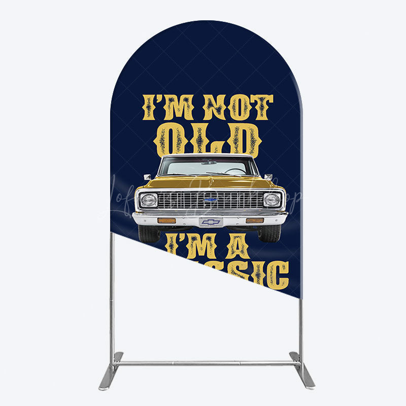 Lofaris Not Old But Classic Vintage Birthday Arch Backdrop