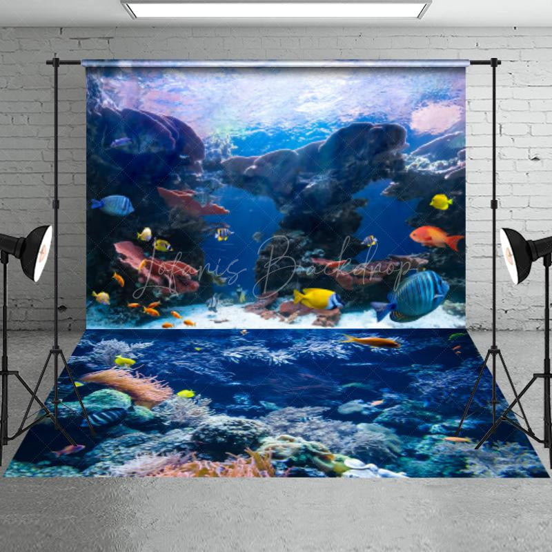 Lofaris Ocean Landscape Reef Combo Set Backdrop
