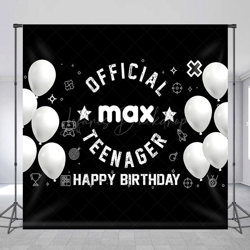 Lofaris Official Teenager Balloon Custom Birthday Backdrop