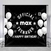 Lofaris Official Teenager Balloon Custom Birthday Backdrop