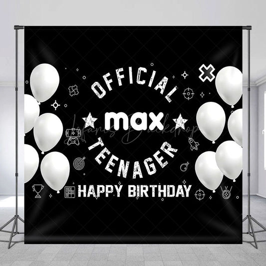 Lofaris Official Teenager Balloon Custom Birthday Backdrop