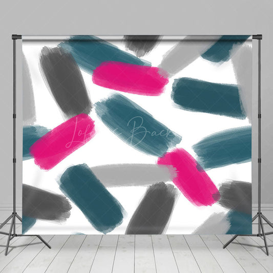 Lofaris Oil Colored Paintsgeometry Aesthetics Photo Backdrop