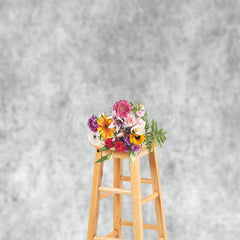 Lofaris Old Master Grey White Abstract Texture Photo Backdrop