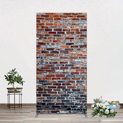 Lofaris Old Style With Retro Brick Wall Photo Rectangle Backdrop