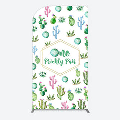 Lofaris One Prickly Pair Plant 1st Birthday Arch Backdrop