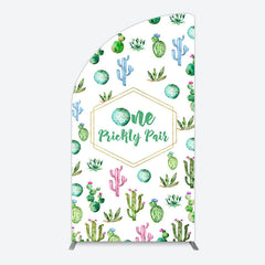 Lofaris One Prickly Pair Plant 1st Birthday Arch Backdrop