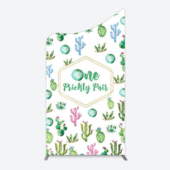 Lofaris One Prickly Pair Plant 1st Birthday Arch Backdrop