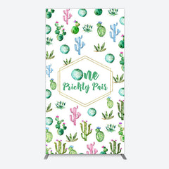 Lofaris One Prickly Pair Plant 1st Birthday Arch Backdrop