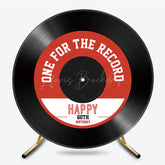 Lofaris One For Record Happy 60Th Birthday Round Backdrop