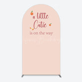 Lofaris Orange Sweet Cutie Baby Shower Arch Backdrop