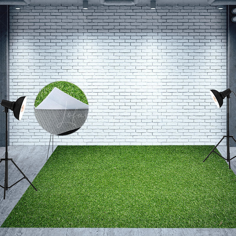 Lofaris Orchard Flowers Green Spring Combo Set Backdrop