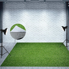 Lofaris Orchard Flowers Green Spring Combo Set Backdrop