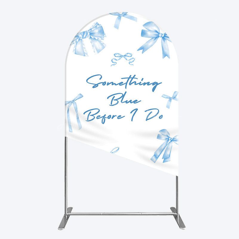 Lofaris Out of Blue Before I Do Wedding Arch Backdrop