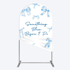 Lofaris Out of Blue Before I Do Wedding Arch Backdrop