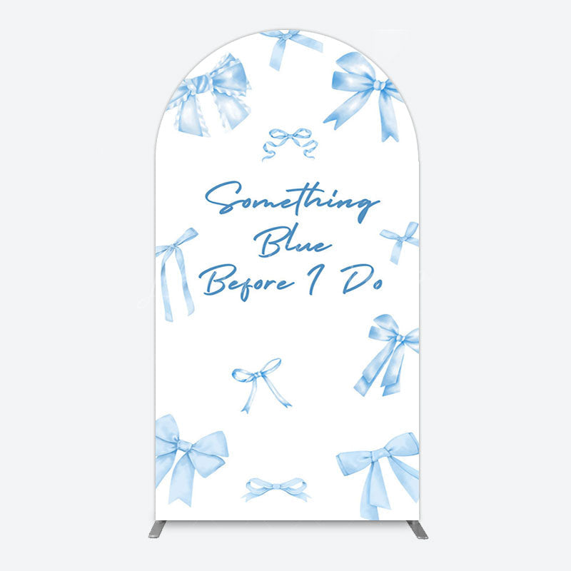 Lofaris Out of Blue Before I Do Wedding Arch Backdrop