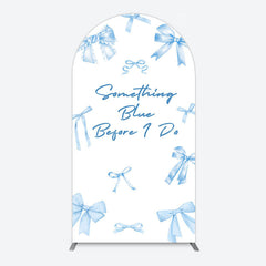 Lofaris Out of Blue Before I Do Wedding Arch Backdrop