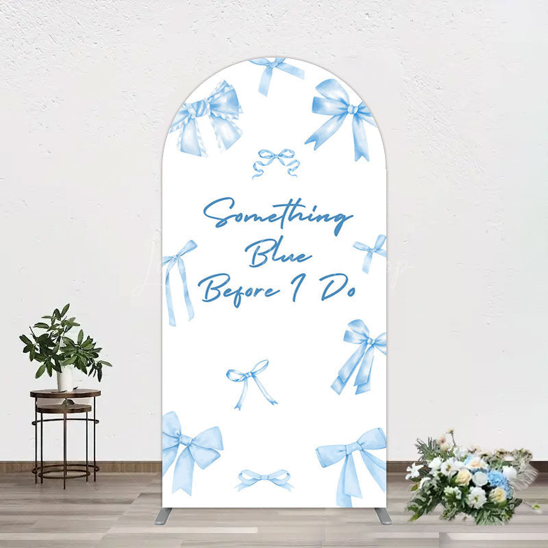 Lofaris Out of Blue Before I Do Wedding Arch Backdrop