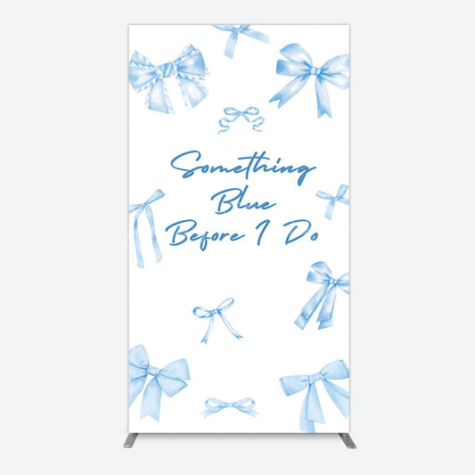 Lofaris Out of Blue Before I Do Wedding Rectangle Backdrop