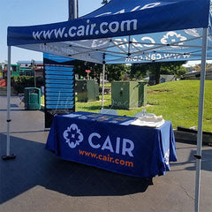 Lofaris Outdoor Commercial Custom Printing Logo Tablecloth