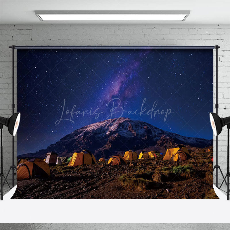 Lofaris Outdoor Desert Under Starry Sky Photography Backdrop