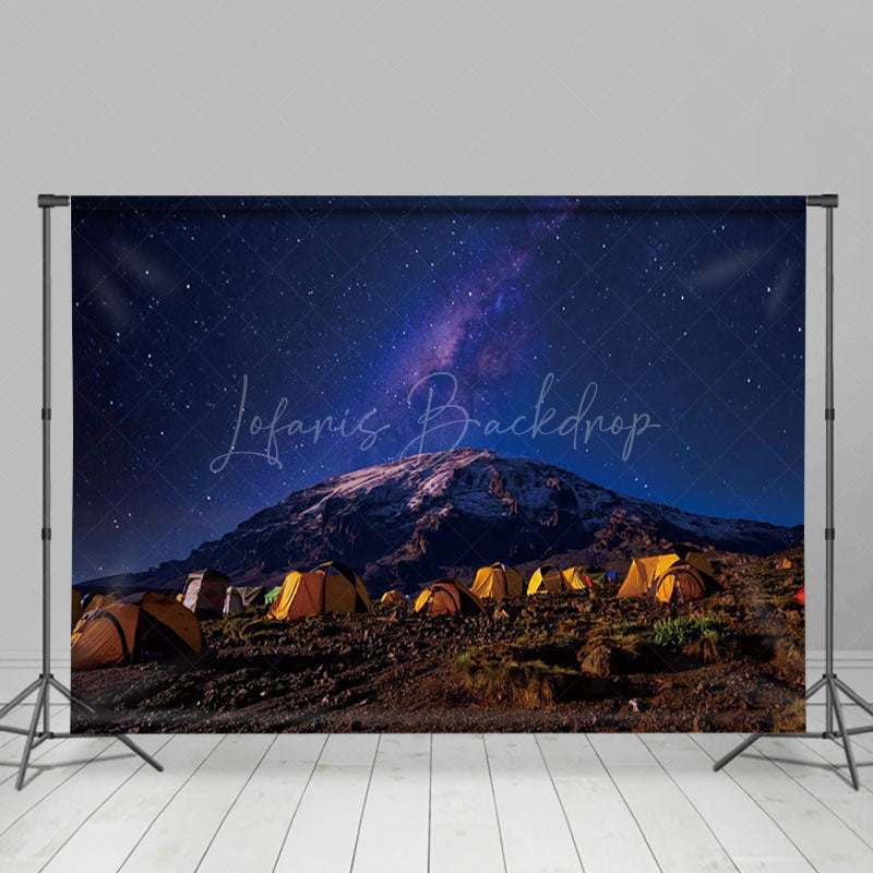 Lofaris Outdoor Desert Under Starry Sky Photography Backdrop