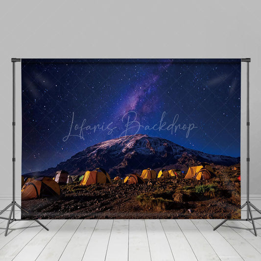 Lofaris Outdoor Desert Under Starry Sky Photography Backdrop