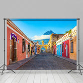 Lofaris Overlooking Distant View On Street Photo Backdrop