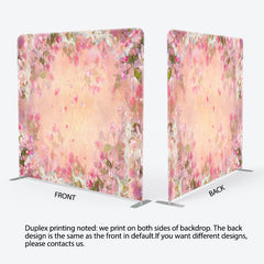 Lofaris Painted Pink Floral Retro Photo Pillow Case Backdrop