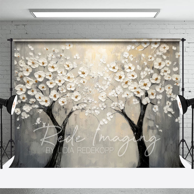 Lofaris Painted Spring Blossoms Tree Fine Art Photo Backdrop