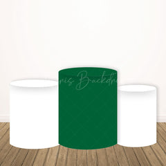 Lofaris Palmeiras Football Club Inspired Round Backdrop Kit Brazilian Soccer Team Logo Sports Birthday Party Decor