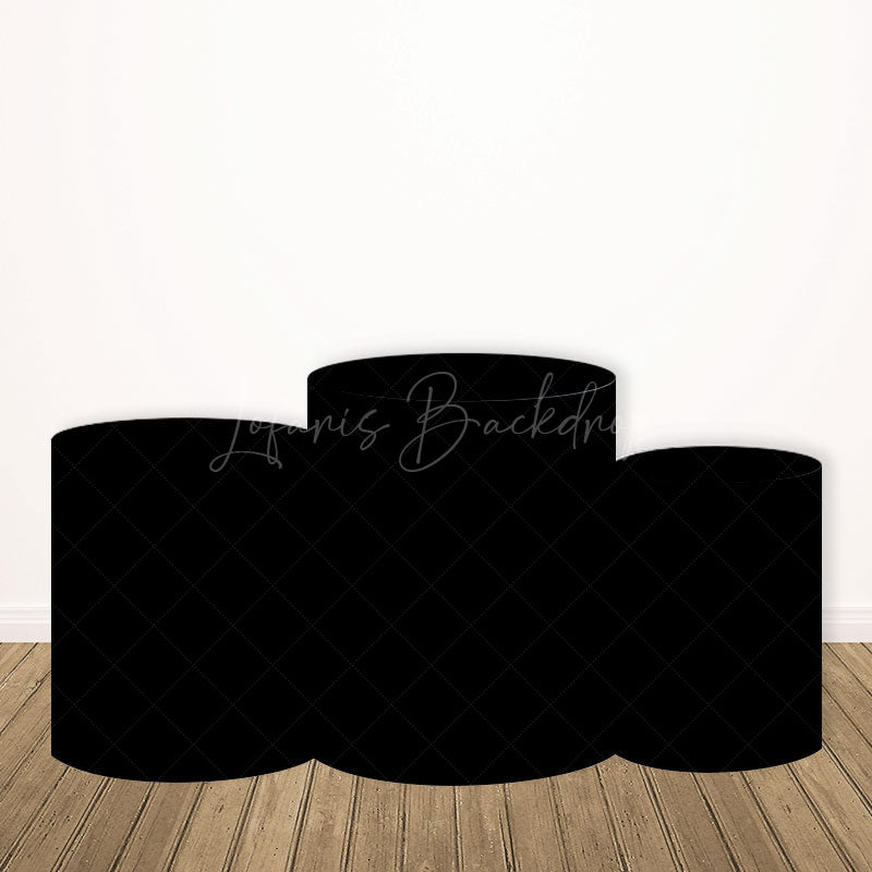 Lofaris Personalized 60th Birthday Vinyl Record Round Backdrop Kit Custom Name for Music Lover Retro Party Decor