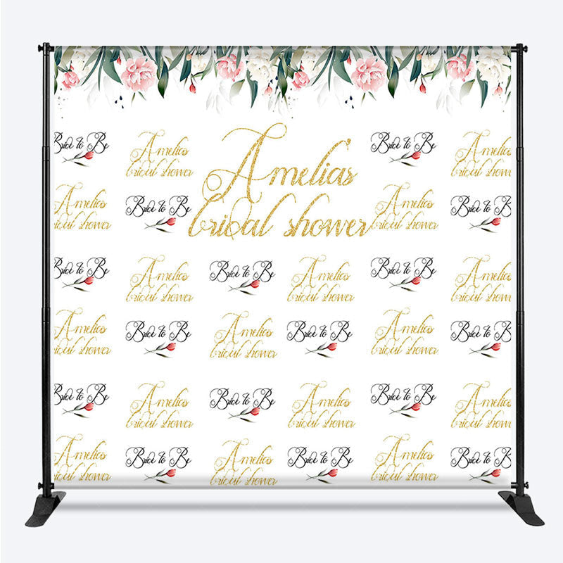 Lofaris Personalized Bridal Shower Step And Repeat Banner