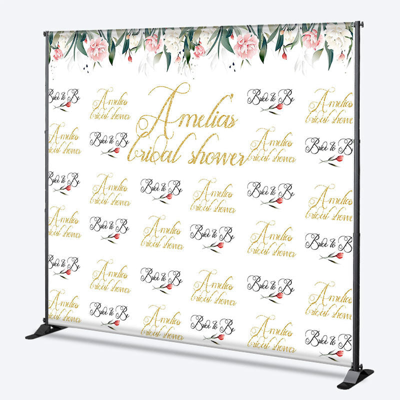 Lofaris Personalized Bridal Shower Step And Repeat Banner