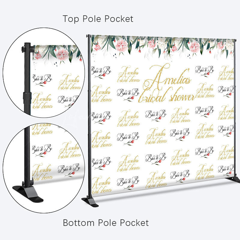 Lofaris Personalized Bridal Shower Step And Repeat Banner