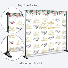 Lofaris Personalized Bridal Shower Step And Repeat Banner
