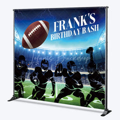 Lofaris Personalized Football Birthday Bash Backdrop American Stadium and Players Custom Name Sports Party for Boy