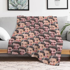 Lofaris Personalized Fun Regular Face Photo Blanket For Gift