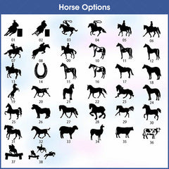 Lofaris Personalized Horse Stall Guard Custom Sign Gift