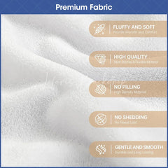 Lofaris Personalized Name Blanket for Girl Custom Baby with Daisy Pink Floral Nursery Decor Swaddle