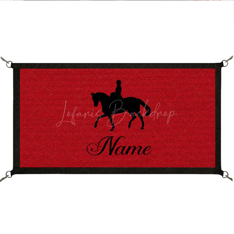 Lofaris Personalized Name Logo Horse Barn Stall Guard