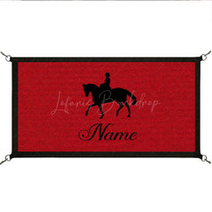 Lofaris Personalized Name Logo Horse Barn Stall Guard