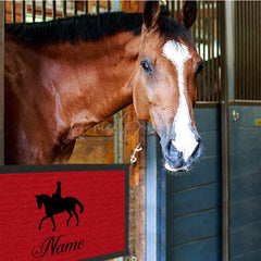 Lofaris Personalized Name Logo Horse Barn Stall Guard