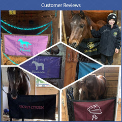 Lofaris Personalized Name Logo Horse Barn Stall Guard