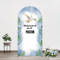 Lofaris Pigeon Thank You Pastor Appreciation Arch Backdrop