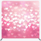 Lofaris Pink Bokeh Love Rain Wedding Pillow Case Backdrop