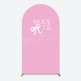 Lofaris Pink Bride To Be Bow Bridal Shower Arch Backdrop
