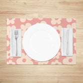 Lofaris Pink Daisy Floral Set of 4 Placemats For Dining