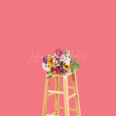 Lofaris Pink Solid Color Backdrop For Portrait Photography
